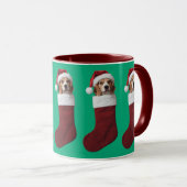 Beagle Christmas Stocking Tasse (VorderseiteRechts)