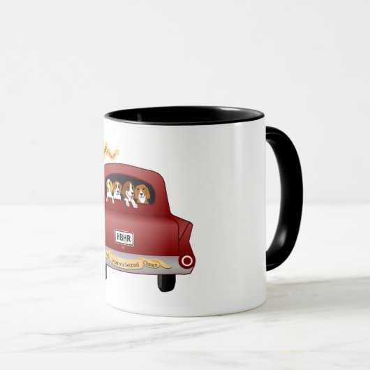 Beagle Coffee Tasse (VorderseiteRechts)