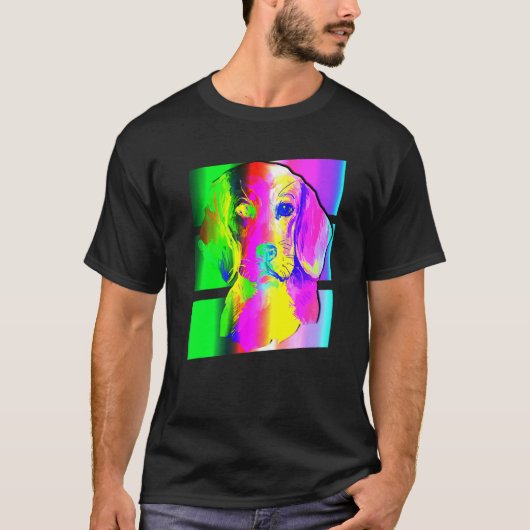 Beagle Colorado Art T-Shirt (Vorderseite)