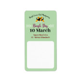 Beagle Day Stationary Labels  Adressaufkleber (Vorne)