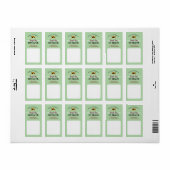 Beagle Day Stationary Labels  Adressaufkleber (Vorne)