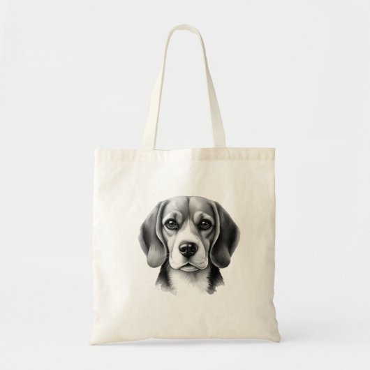 Beagle der Wasserfarbe Tragetasche (Vorne)