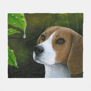 Beagle des Hund116 Fleecedecke