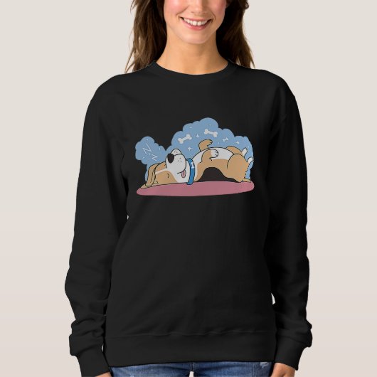 Beagle Dog 2 Sweatshirt (Vorderseite)