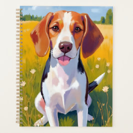 Beagle Dog Art Painting Planer