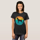 Beagle Dog Beagle Retro Vintag T-Shirt (Vorne ganz)