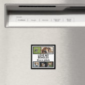 Beagle Dog Besitzer und stolze Welpen Dog Collage Magnet (In Situ (Geschirrspüler))