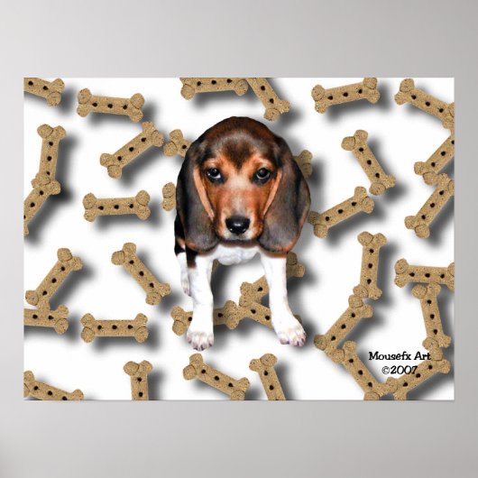 Beagle & Dog Biscuits Poster (Vorne)