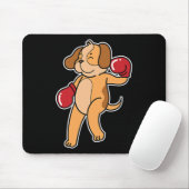 Beagle Dog Boxing Mousepad (Mit Mouse)
