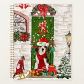 Beagle Dog Christmas Planer (Vorderseite)
