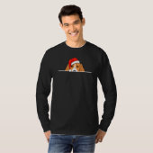 Beagle Dog Christmas T-Shirt (Vorne ganz)