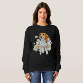 Beagle Dog Daisy Flower Floral Beagle Sweatshirt (Vorne ganz)