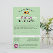 Beagle Dog Day Postversand Briefpapier (Stehend Vorderseite)