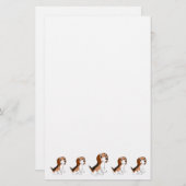 Beagle Dog Design Briefpapier (Vorne/Hinten)