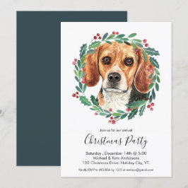 Beagle Dog Elegantes Party Einladung