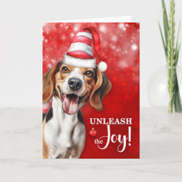 Beagle Dog entleash die Freude Weihnachten