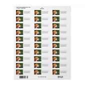 Beagle Dog Face Rücksendeadresse Mailing Stickers (Vorne)