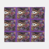 Beagle Dog Fleecedecke (Vorderseite (Horizontal))