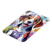 Beagle Dog Foto Magnet (Linke Seite)