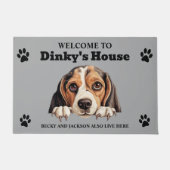 Beagle Dog Fußmatte (Vorderseite)