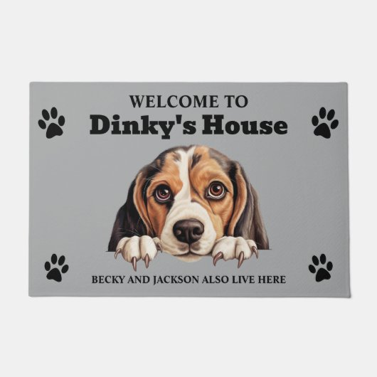 Beagle Dog Fußmatte (Vorderseite)