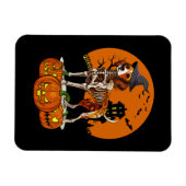 Beagle Dog Halloween Magnet (Horizontal)