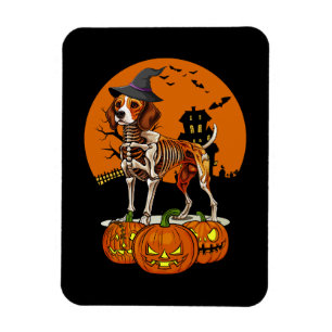 Beagle Dog Halloween Magnet