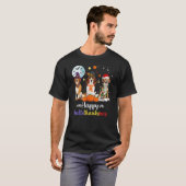 Beagle Dog Halloween Merry Christmas Happy Halloth T-Shirt (Vorne ganz)