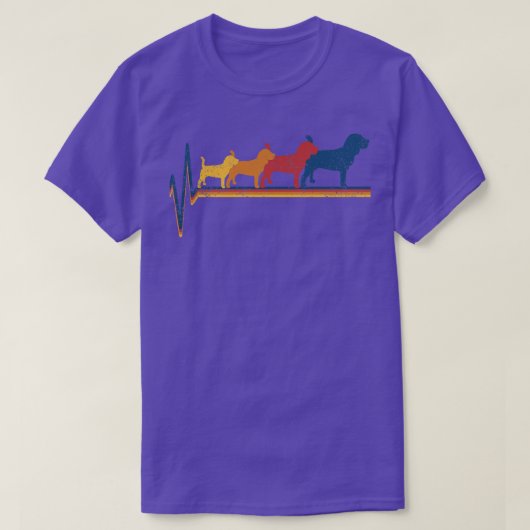 Beagle Dog Heartbeat T-Shirt (Design vorne)