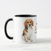 Beagle Dog Kisses Fix Alles reparieren Tasse (Links)