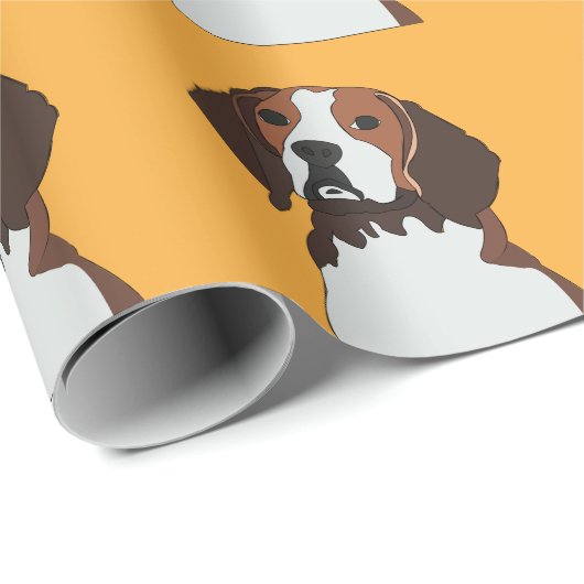 Beagle Dog Lover Beagle Geschenkpapier (Rolleneckpunkt)