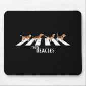 Beagle Dog Lover / Funny Beagle Mousepad (Vorne)