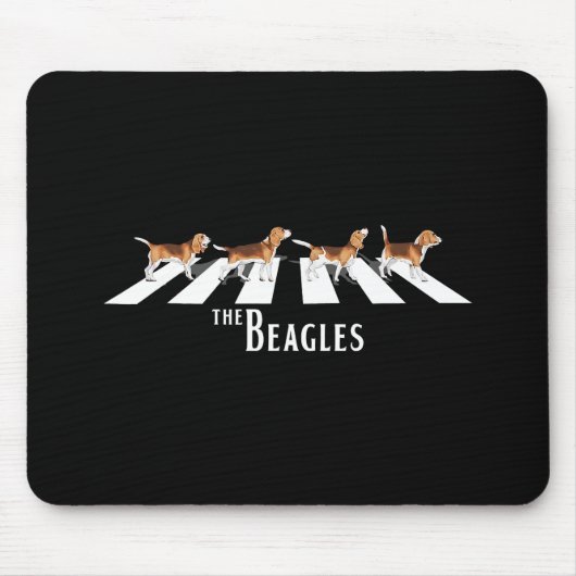 Beagle Dog Lover / Funny Beagle Mousepad (Vorne)