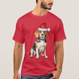 Beagle Dog Lover Funny Weihnachten T - Shirt
