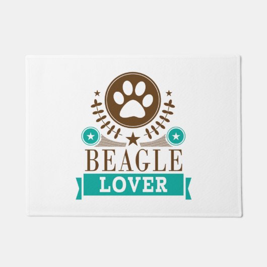 Beagle Dog Lover Fußmatte (Vorderseite)