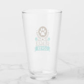 Beagle Dog Lover Glas (Rückseite)