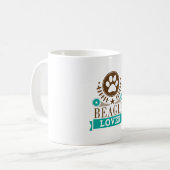 Beagle Dog Lover Kaffeetasse (Vorderseite Links)