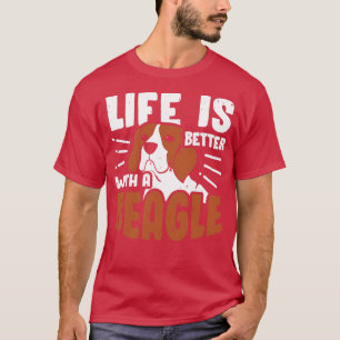 Beagle Dog Lover Mama Vater Geschenk T-Shirt