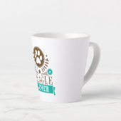 Beagle Dog Lover Milchtasse (Rechte Ecke)