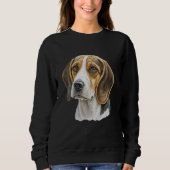 Beagle Dog Lover Mom & Dad Sweatshirt (Vorderseite)