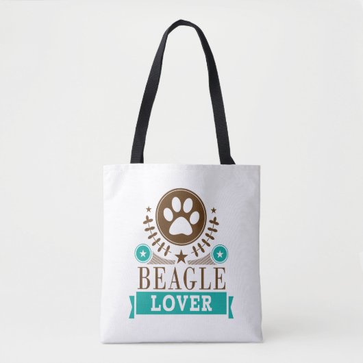 Beagle Dog Lover Tasche (Vorderseite)