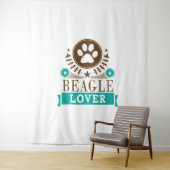 Beagle Dog Lover Wandteppich (Beispiel)