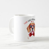 Beagle Dog Made for Love You Kaffeetasse (Vorderseite Links)