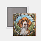 Beagle Dog Magnet (Vorderseite/Rückseite)