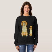 Beagle Dog Mama Puppy Hunting Dog Sweatshirt (Vorne ganz)
