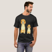 Beagle Dog Mama Puppy Hunting Dog T-Shirt (Vorne ganz)