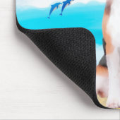 Beagle Dog on Beach Mousepad (Ecke)