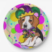 Beagle Dog Pappteller (Vorderseite)