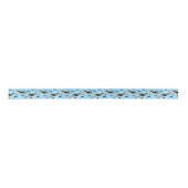 Beagle Dog Pattern Satinband (Vorderseite)