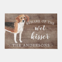 Beagle Dog Personalisiert Dog Mat
